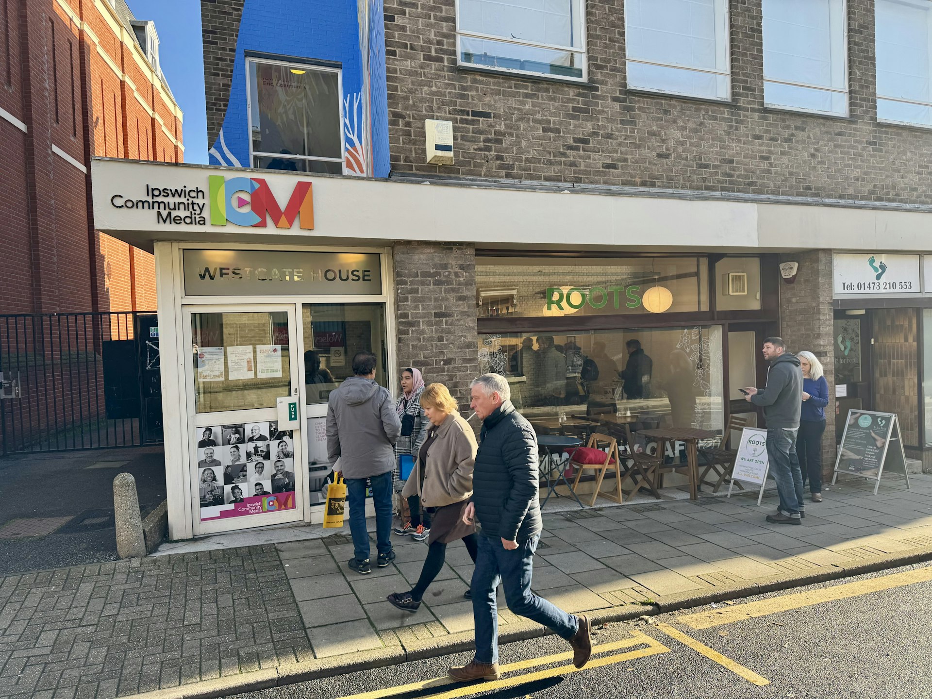 Roots community cafe in Ipswich